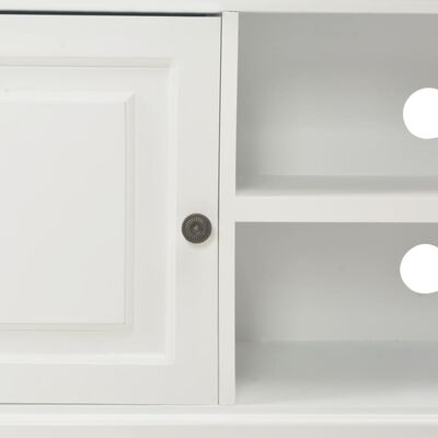 vidaXL Mueble para TV de madera blanco 90x30x40 cm