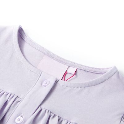 Camiseta infantil color lila 116