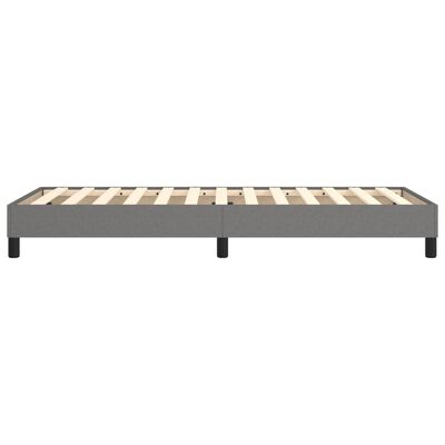 vidaXL Estructura de cama de tela gris oscuro 80x200 cm