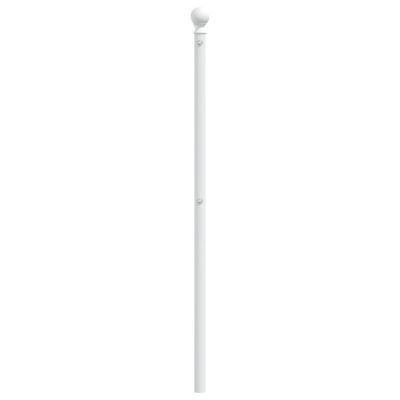 vidaXL Cabecero de metal blanco 140 cm