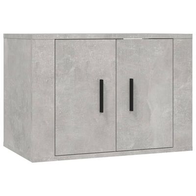 vidaXL Set de muebles de TV 5 pzas madera contrachapada gris hormigón