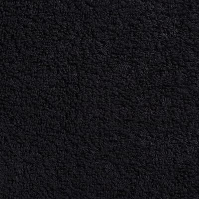 vidaXL Toallas SOLUND 10 unidades negro 30x30 cm 600 gsm