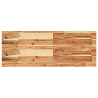 vidaXL Estante flotante 2 uds madera acacia acabado aceite 80x30x4 cm