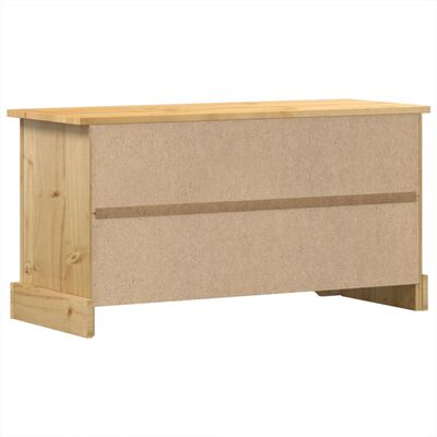 vidaXL Mueble de TV Corona madera maciza de pino 100x37x52 cm