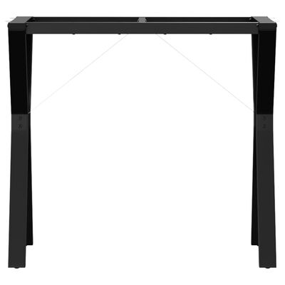 vidaXL Patas de mesa de comedor estructura Y hierro fundido 80x40x73cm