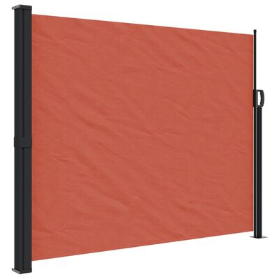 vidaXL Toldo lateral retráctil terracota 160x500 cm