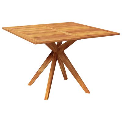 vidaXL Juego de comedor de jardín 5 piezas madera maciza de acacia