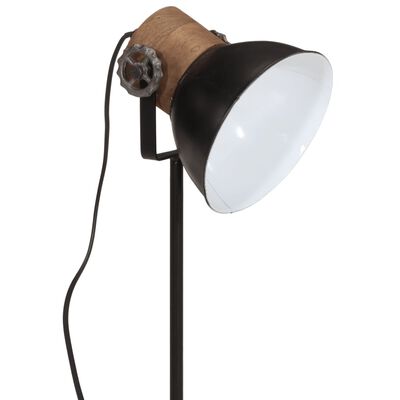 vidaXL Lámpara de escritorio negra 25 W E27 17x17x50 cm