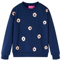 Sudadera infantil azul marino 92