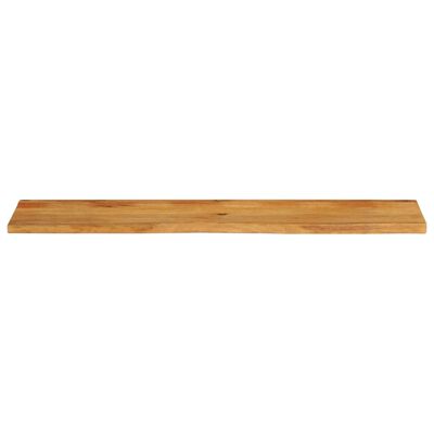 vidaXL Tablero de mesa borde natural madera maciza mango 160x20x2,5 cm