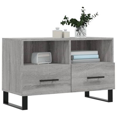 vidaXL Mueble de TV madera de ingeniería gris Sonoma 80x36x50 cm