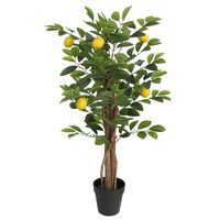 vidaXL Limonero artificial con 3 troncos PP verde 85 cm