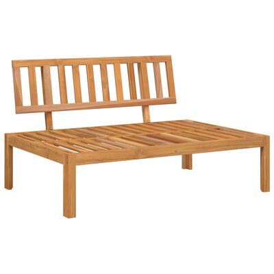 vidaXL Set de sofás de palets de jardín y cojines 5 pzas madera acacia