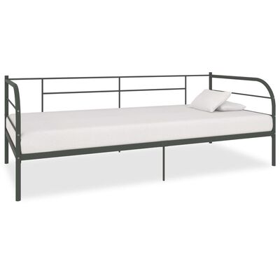 vidaXL Estructura de cama sin colchón metal blanco 90x200 cm