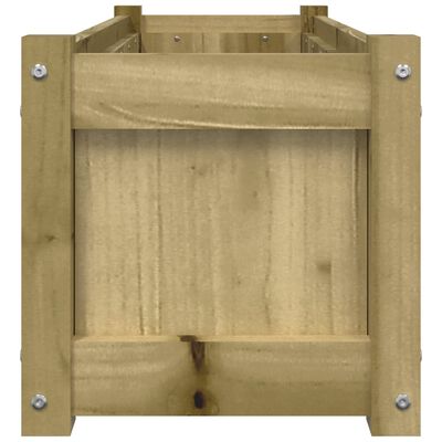 vidaXL Jardinera de madera de pino impregnada 90x31x31 cm