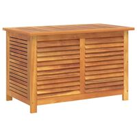 vidaXL Caja de almacenaje de jardín madera maciza acacia 90x50x56 cm