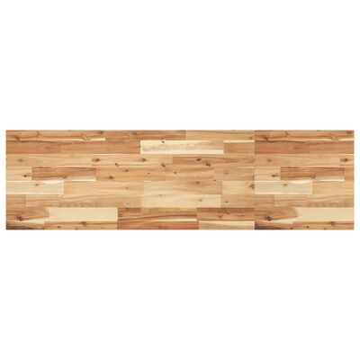 vidaXL Encimera tocador baño madera acacia acabado aceite 140x40x2 cm