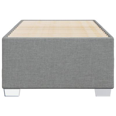 vidaXL Estructura de cama sin colchón tela gris claro 80x200 cm