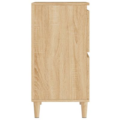 vidaXL Aparadores 2 uds madera contrachapada roble Sonoma 60x35x70 cm