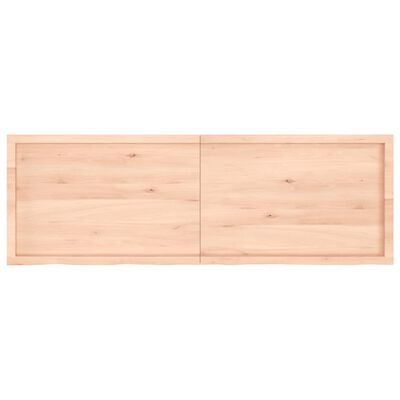 vidaXL Tablero de mesa madera maciza roble sin tratar 180x60x(2-6) cm