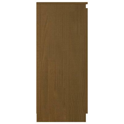 vidaXL Aparador madera maciza de pino marrón miel 60x36x84 cm