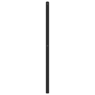 vidaXL Cabecero de metal negro 180 cm
