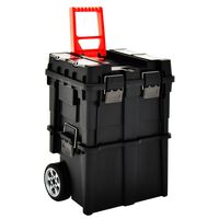 vidaXL Maleta trolley para herramientas con mango 46x36x41 cm