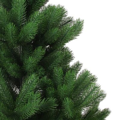 vidaXL Árbol de Navidad abeto Nordmann con LEDs y bolas verde 150 cm