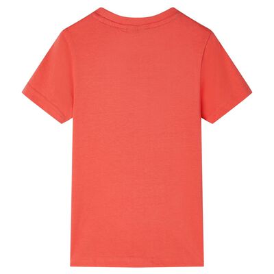 Camiseta infantil rojo claro 104