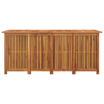 vidaXL Caja de almacenaje de jardín madera maciza acacia 175x80x75 cm