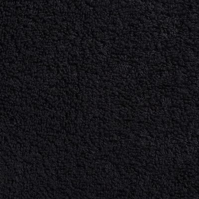 vidaXL Toallas SOLUND 2 unidades negro 30x30 cm 600 gsm