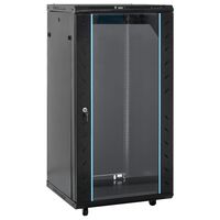 vidaXL Rack de servidores 22U 19" IP20 negro 60x60x120 cm