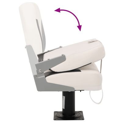 vidaXL Asiento para barco con pedestal giratorio 360°