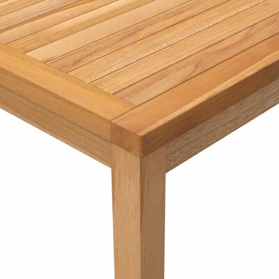 vidaXL Juego de comedor para jardín 3 pzas madera maciza de teca