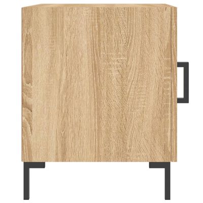 vidaXL Mesita de noche madera de ingeniería roble Sonoma 40x40x50 cm