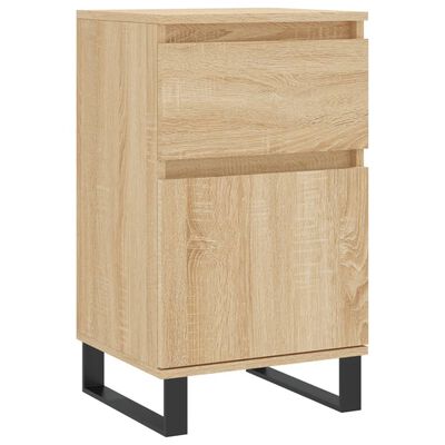 vidaXL Aparadores 2 uds madera de ingeniería roble Sonoma 40x35x70 cm