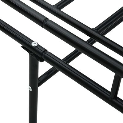 vidaXL Estructura de sofá cama sin colchón metal negro 90x200 cm