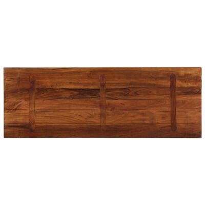 vidaXL Tablero mesa rectangular madera maciza reciclada 140x50x3,8 cm