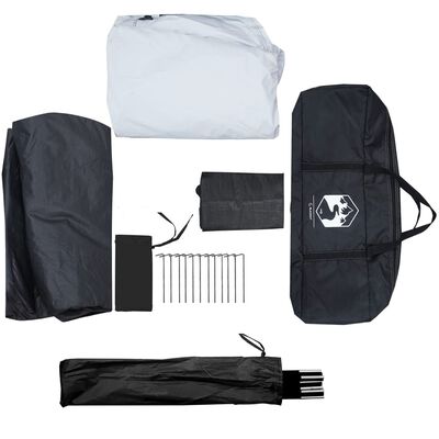 vidaXL Tienda familiar iglú 6 personas tela opaca impermeable blanca