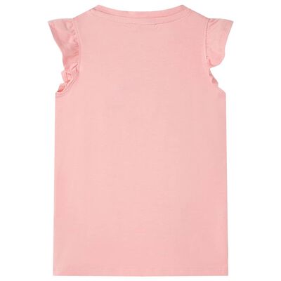 Camiseta infantil rosa 116