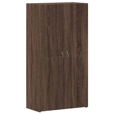 vidaXL Armario archivador madera ingeniería roble marrón 60x32x115 cm