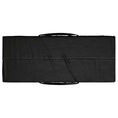 vidaXL Bolsa para cojines de jardín polietileno negro 135x40x55 cm