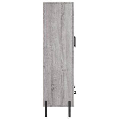 vidaXL Aparador alto madera de ingeniería gris Sonoma 69,5x31x115 cm