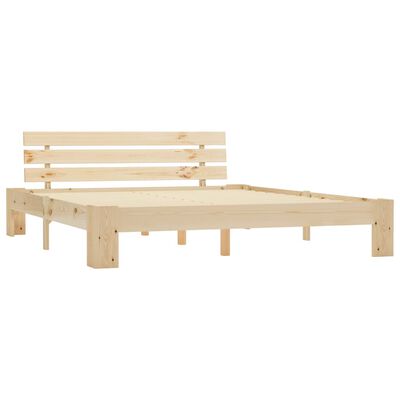 vidaXL Estructura de cama sin colchón madera maciza de pino 180x200 cm