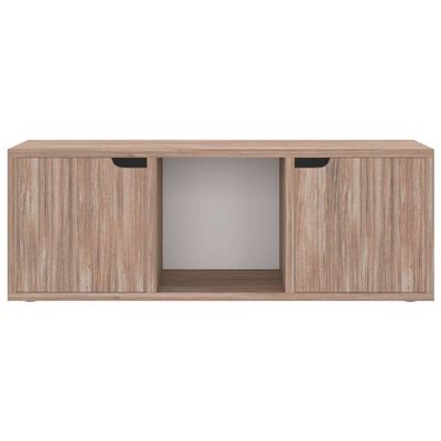 vidaXL Mueble TV madera de ingeniería roble sonoma 88,5x27,5x30,5 cm