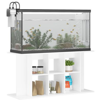 vidaXL Soporte para acuario madera de ingeniería blanco 120x40x60 cm