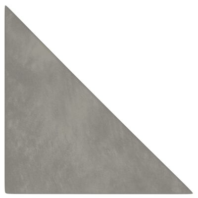 vidaXL Paneles de pared 12 uds terciopelo gris claro 30x30 cm 0,54 m²