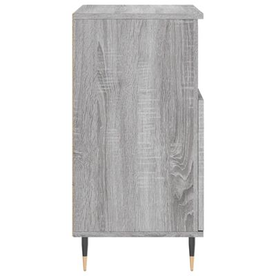 vidaXL Aparadores 3 uds madera contrachapada gris Sonoma