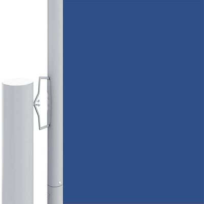 vidaXL Toldo lateral retráctil azul 140x1000 cm