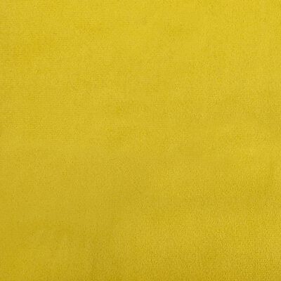 Sofá cama de suelo 2 en 1 tela amarillo oscuro 112x174x55 cm - referencia  Mqm-353972